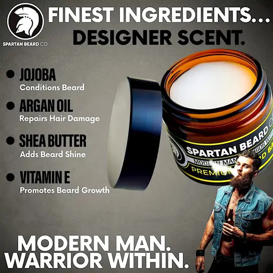 𝗦𝗣𝗔𝗥𝗧𝗔𝗡 𝗕𝗘𝗔𝗥𝗗™ Balm (80% RABATT - Första beställning)