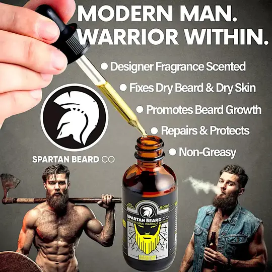𝗦𝗣𝗔𝗥𝗧𝗔𝗡 𝗕𝗘𝗔𝗥𝗗™ Oil (80% RABATT - Första beställning)