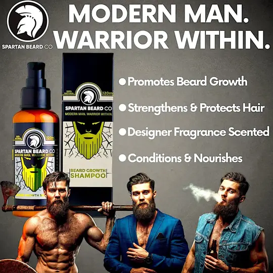 𝗦𝗣𝗔𝗥𝗧𝗔𝗡 𝗕𝗘𝗔𝗥𝗗™ Shampoo (80% RABATT - Första beställning)