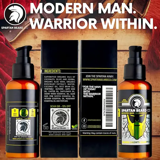 𝗦𝗣𝗔𝗥𝗧𝗔𝗡 𝗕𝗘𝗔𝗥𝗗™ Shampoo (80% RABATT - Första beställning)